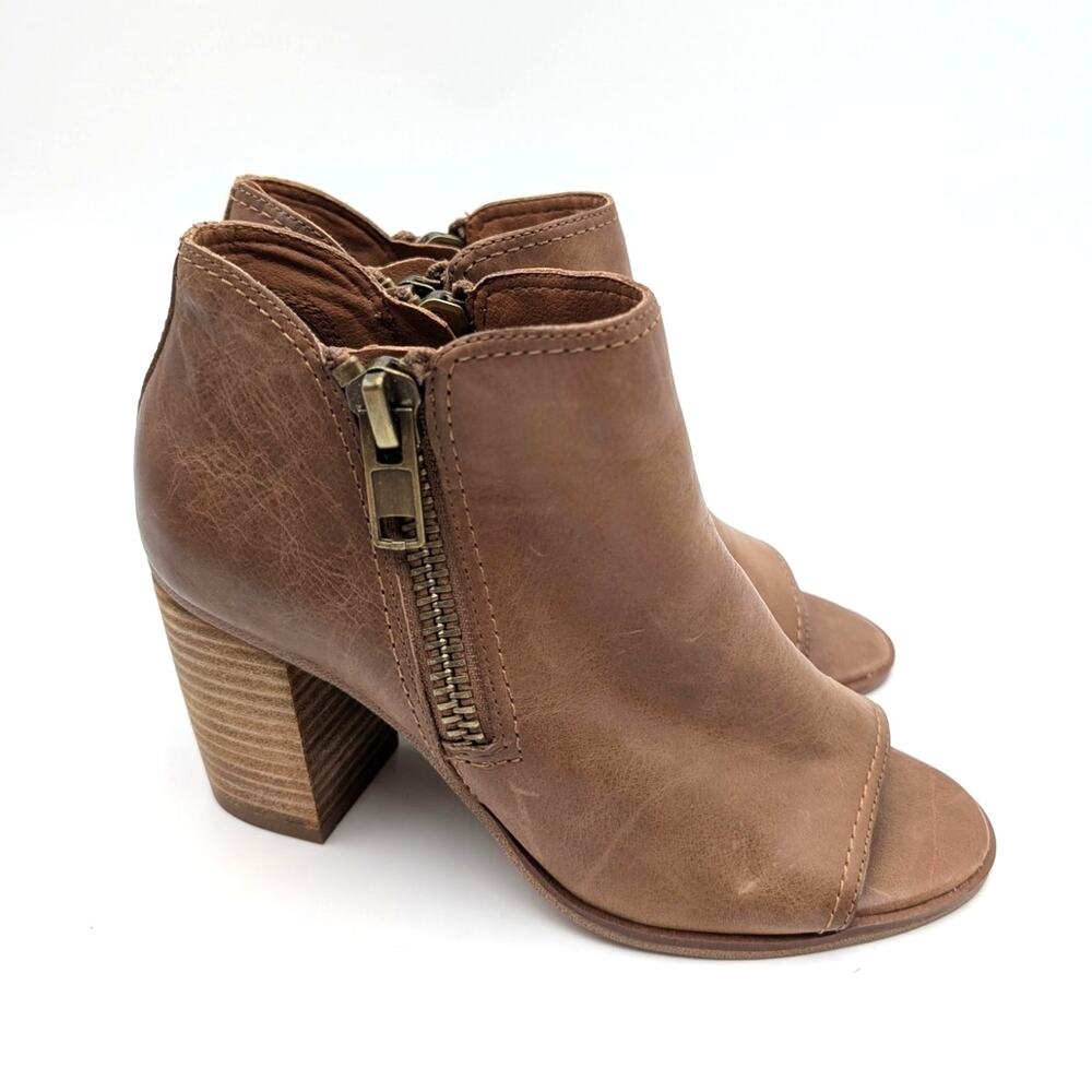 Lucky Brand Joseleen Peep Toe Heel Sandal Women's Tuscany Norway Size US7.5M - Picture 3 of 12